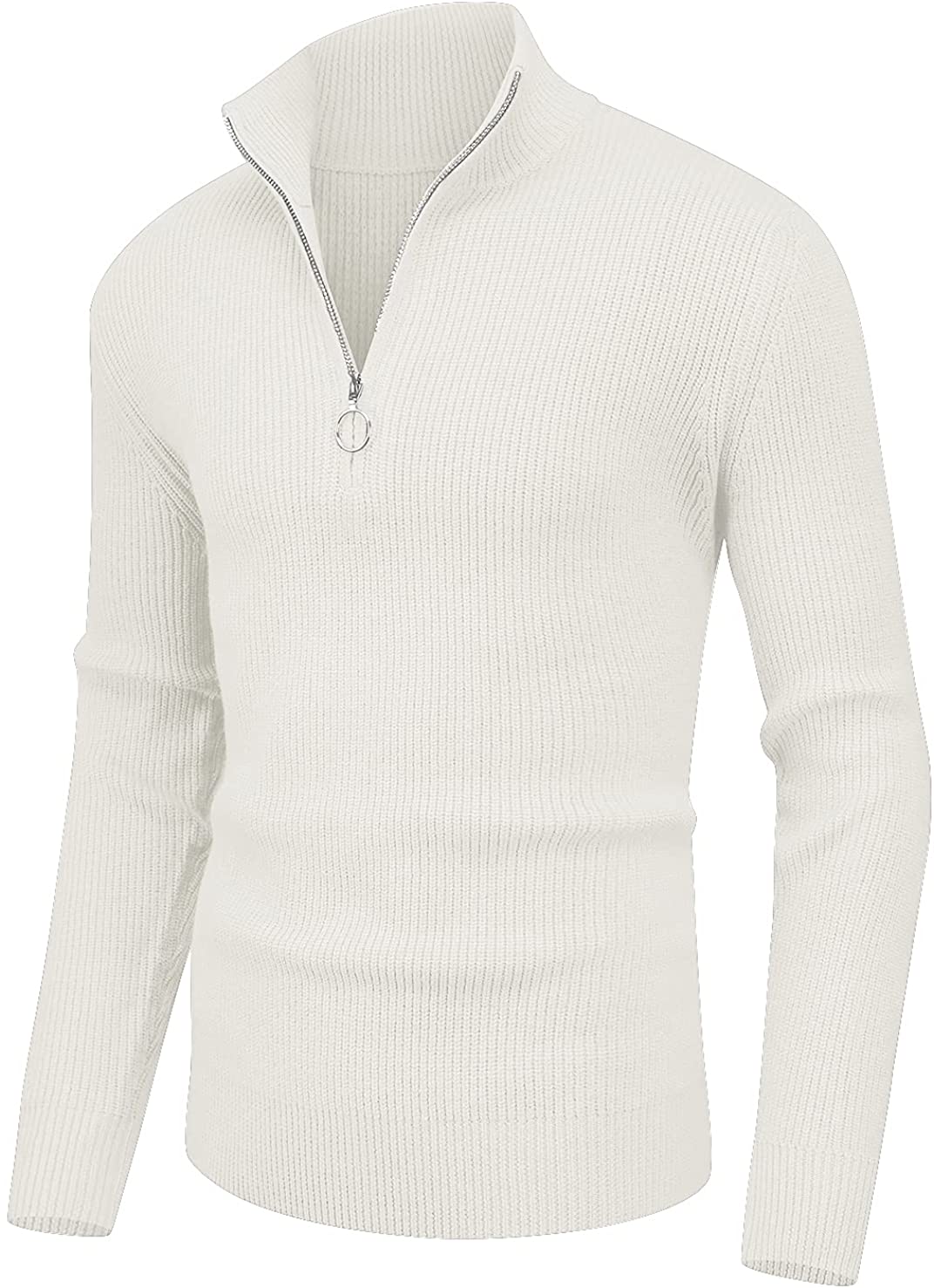 Sailwind Men's Soft Sweaters Quarter Zip Pullover Classic Ribbed ...