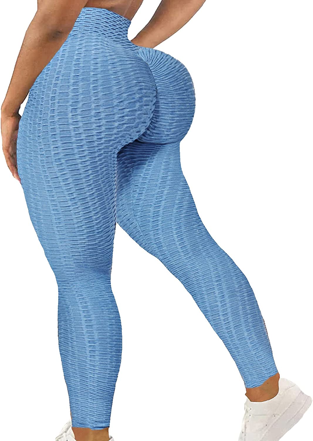 Seasum - Leggings para mujer, con trasero corrugado, para yoga, cintura  alta, entrenamiento deportivo, fitness, gimnasio