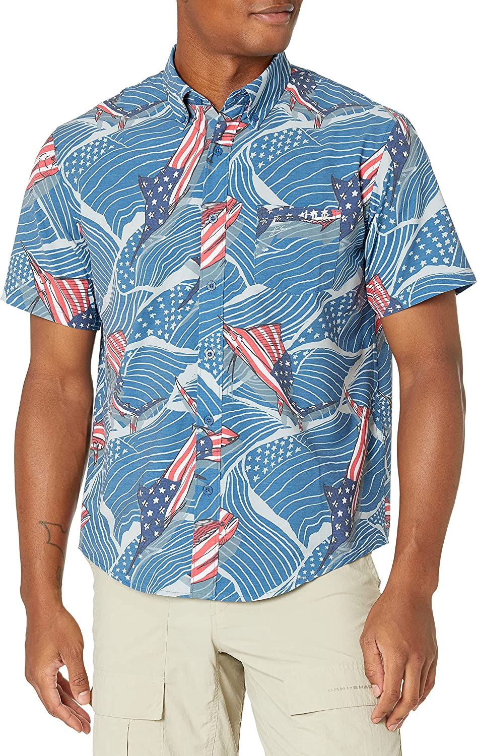 Huk Kona Button-Down Shirt - The Compleat Angler