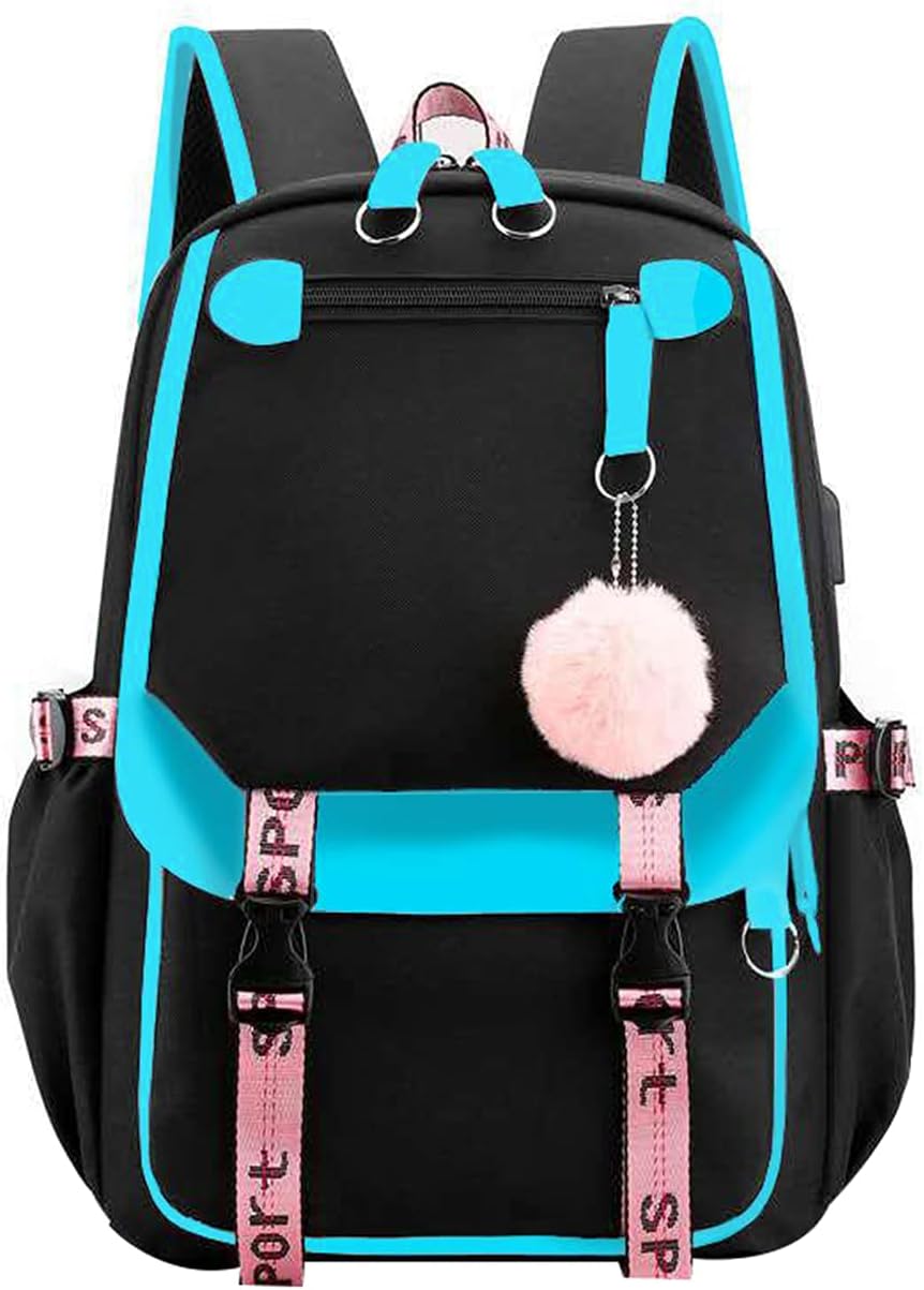 Teenage Girls' Backpack Middle School Students Bookbag Outdoor