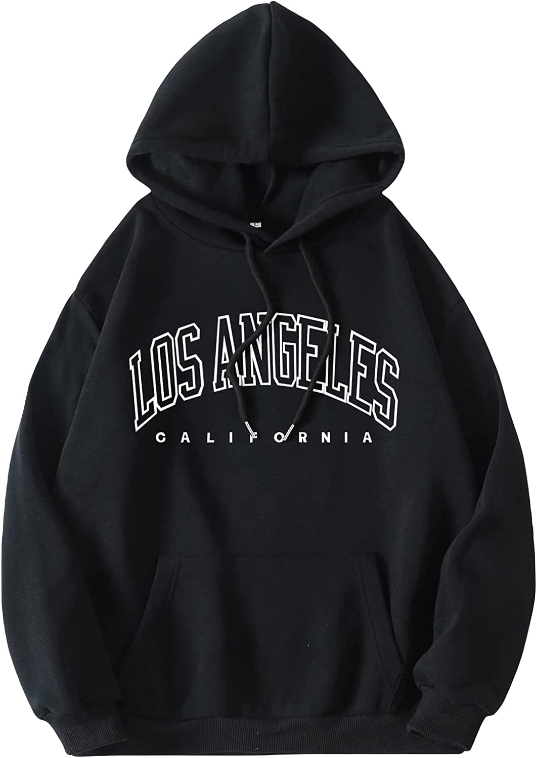 SOLY HUX Women Casual Fashion California Hoodie Los Angeles Pullover  Drawstring Graphic Sweatshirt Blue XS at  Women's Clothing store