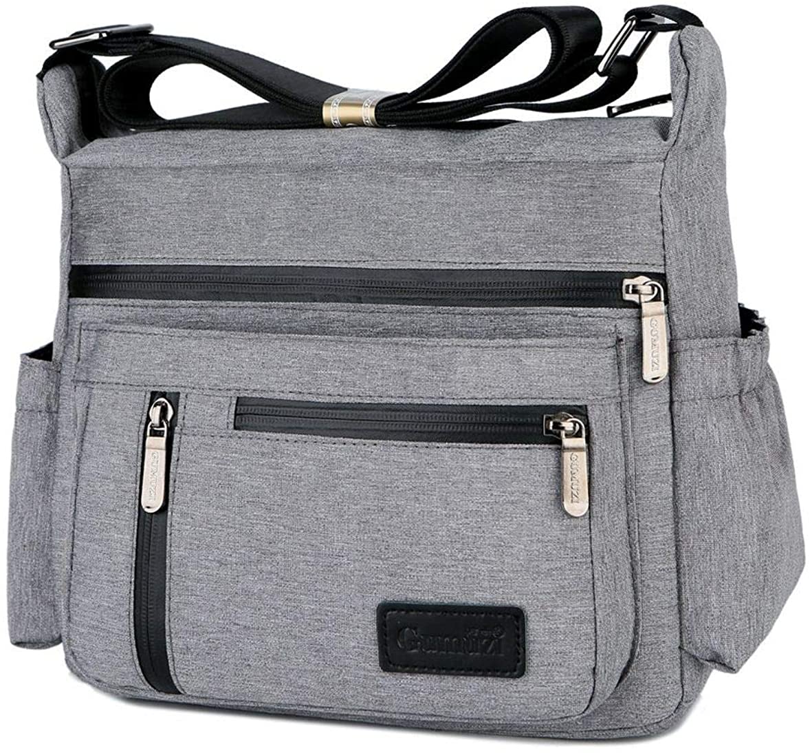 Wxnow Multi Pocket Shoulder Bag Crossbody Bag for Women Travel Purse Work Bag 