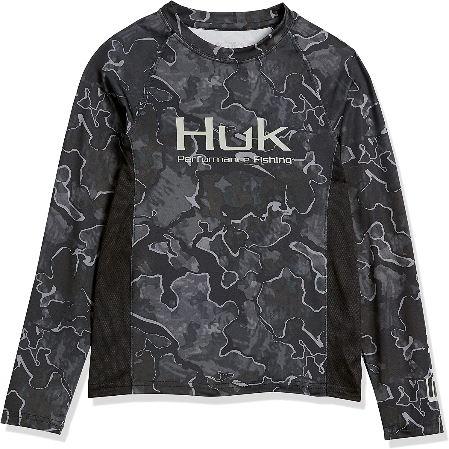 HUK Unisex-Child Pursuit Camo Shirt Kid's Long Sleeve Performance Shirt