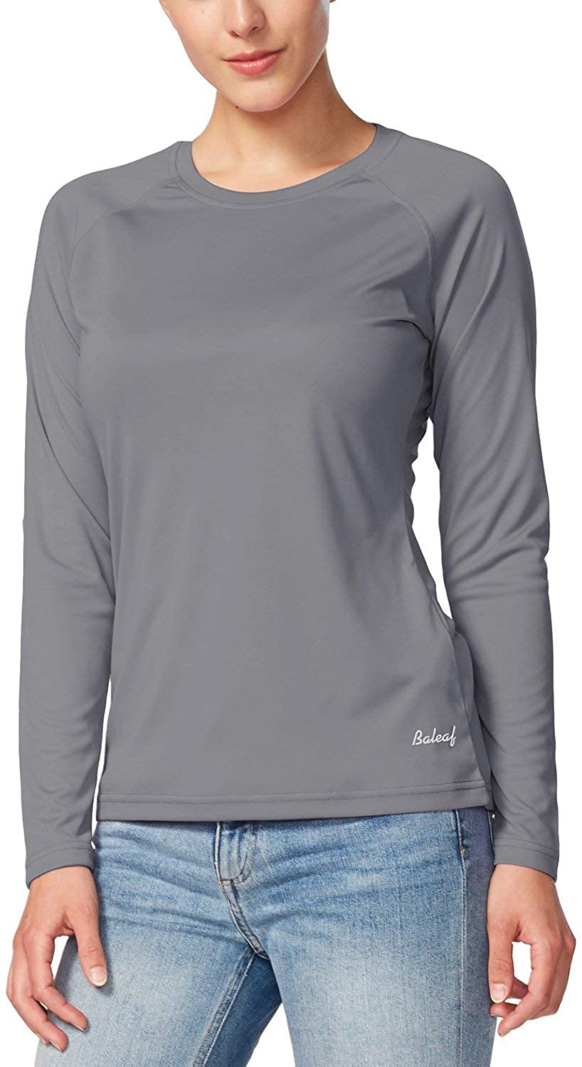 BALEAF Women's UPF 50+ Sun Protection T-Shirt SPF Long/Short Sleeve Outdoor  Perf