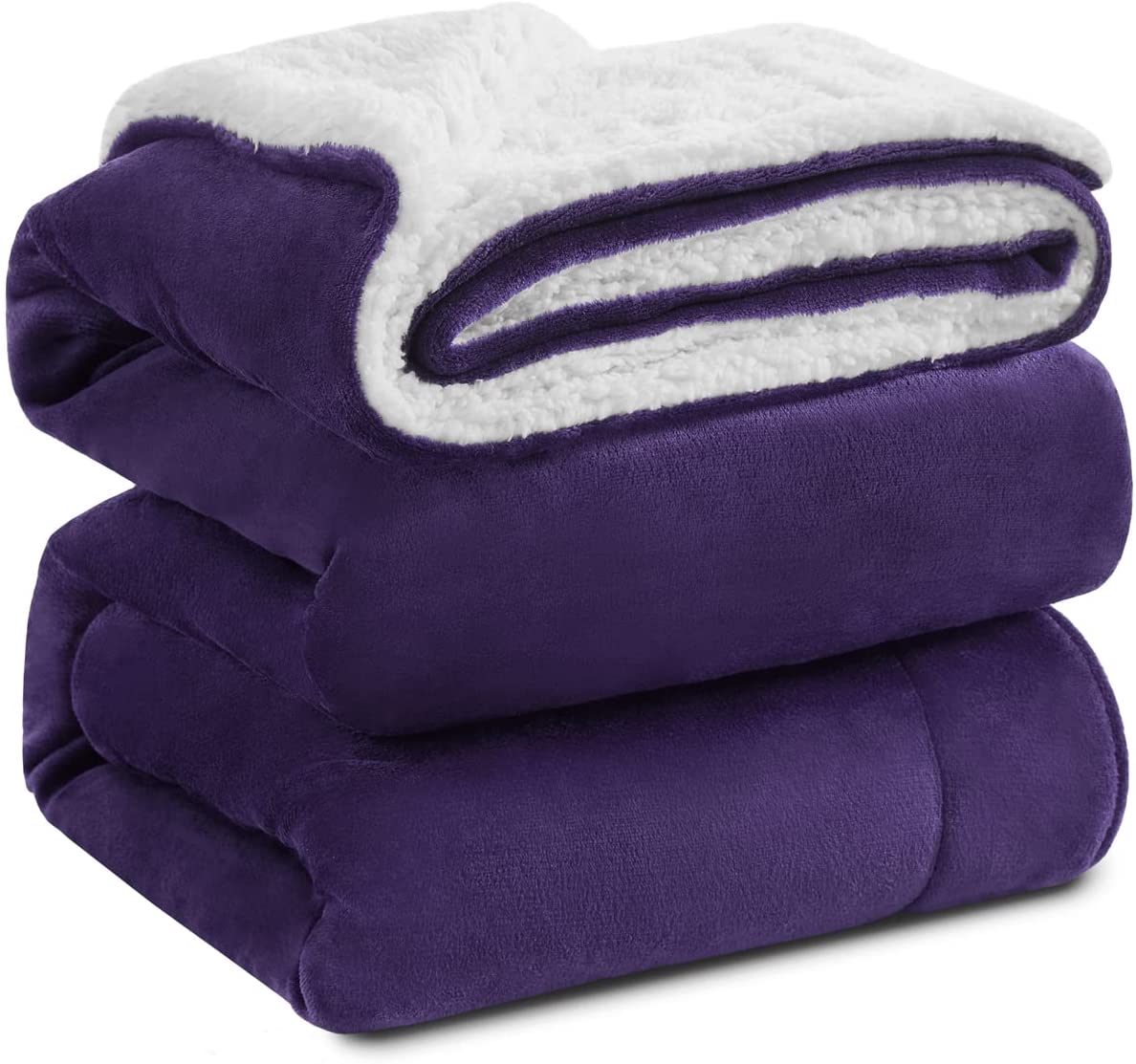 KAWAHOME Sherpa Fleece Blanket Super Soft Extra Warmest and