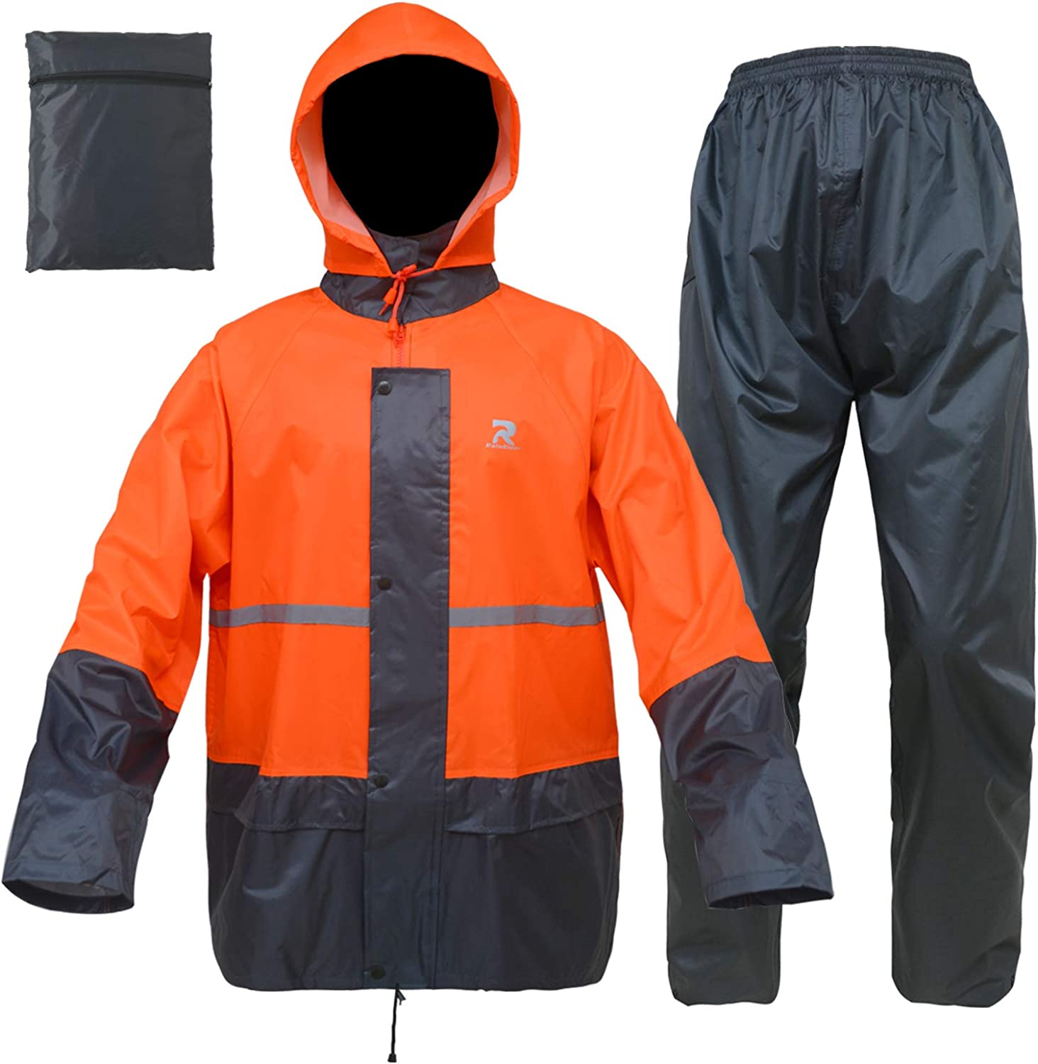 RainRider Rain Suits for Men Waterproof Lightweight Rain Gear Women Jacket  Coat