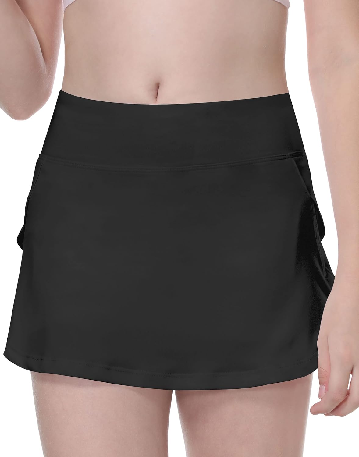 Moarol Women's UPF50 Knee Length Golf Skort with Pockets for Tennis &  Casual Wear
