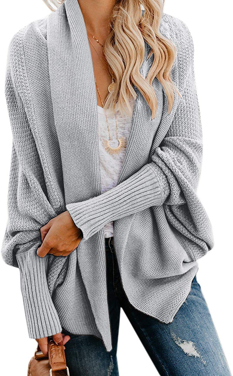 Mafulus Women's Cardigan Sweaters Oversized Chunky Knit