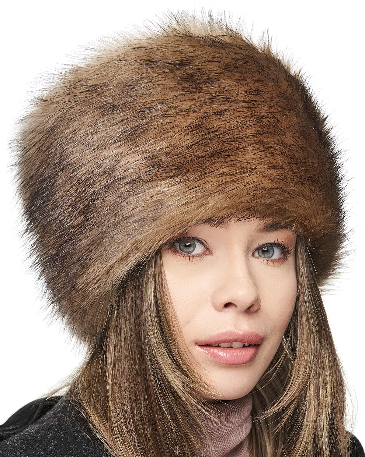 faux fur hats russian style