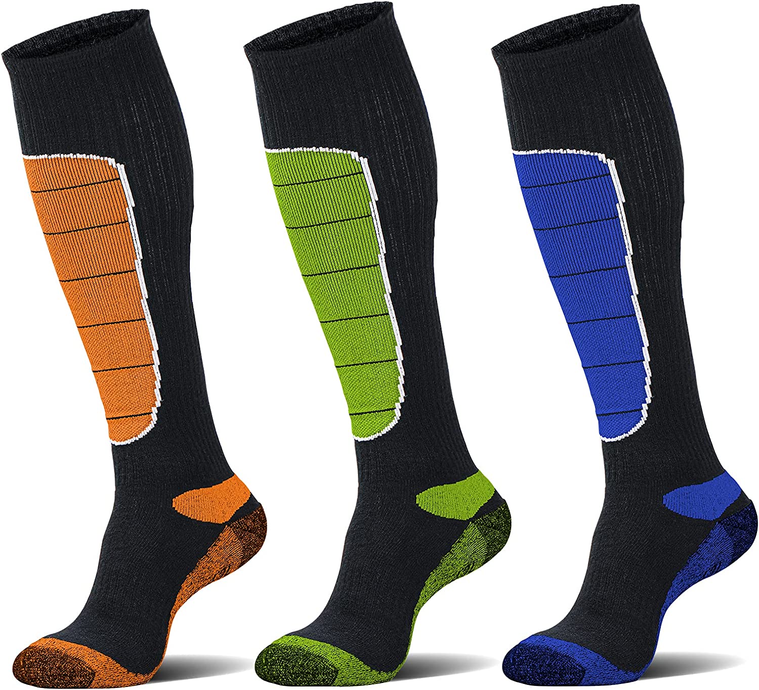 Hylaea Merino Wool Ski Socks, Cold Weather Socks for Snowboarding