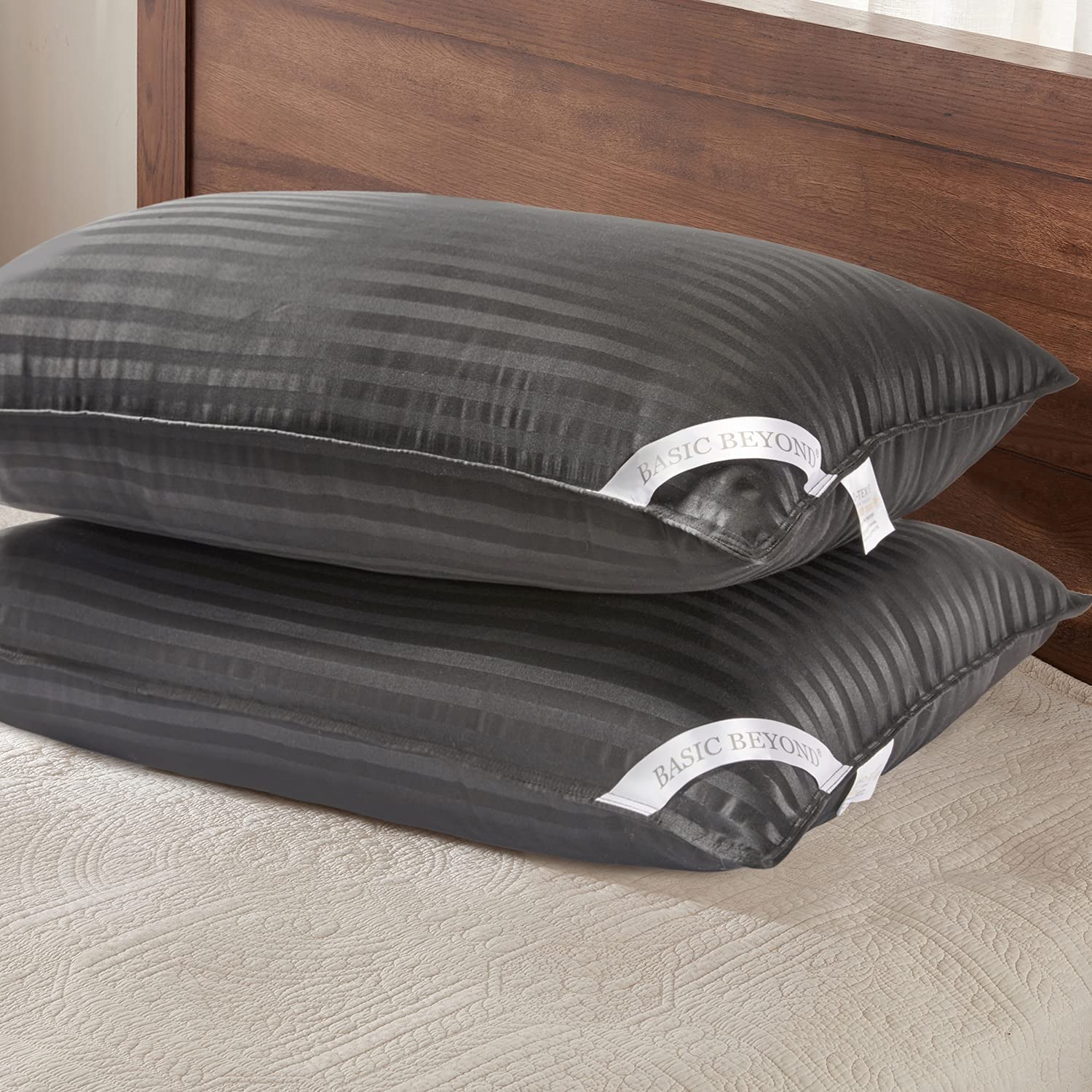 Acteb Bed Pillow Set of 4 Pack Standard Size Basic Sleeping