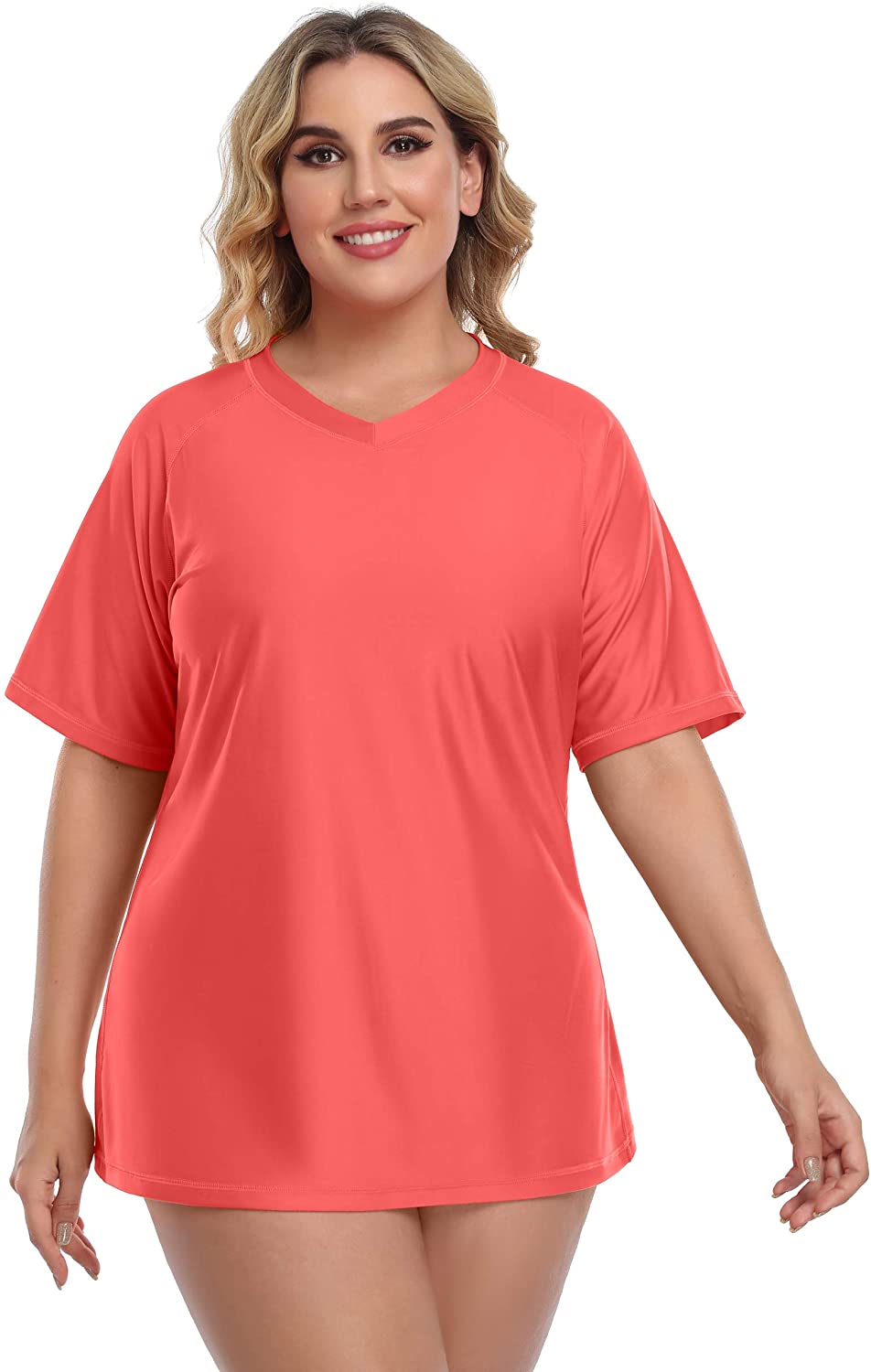 Buy ATTRACO Women Plus Size Guard Short Sleeve guard UPF 50+ Swimming Shirt  Online at desertcartSeychelles