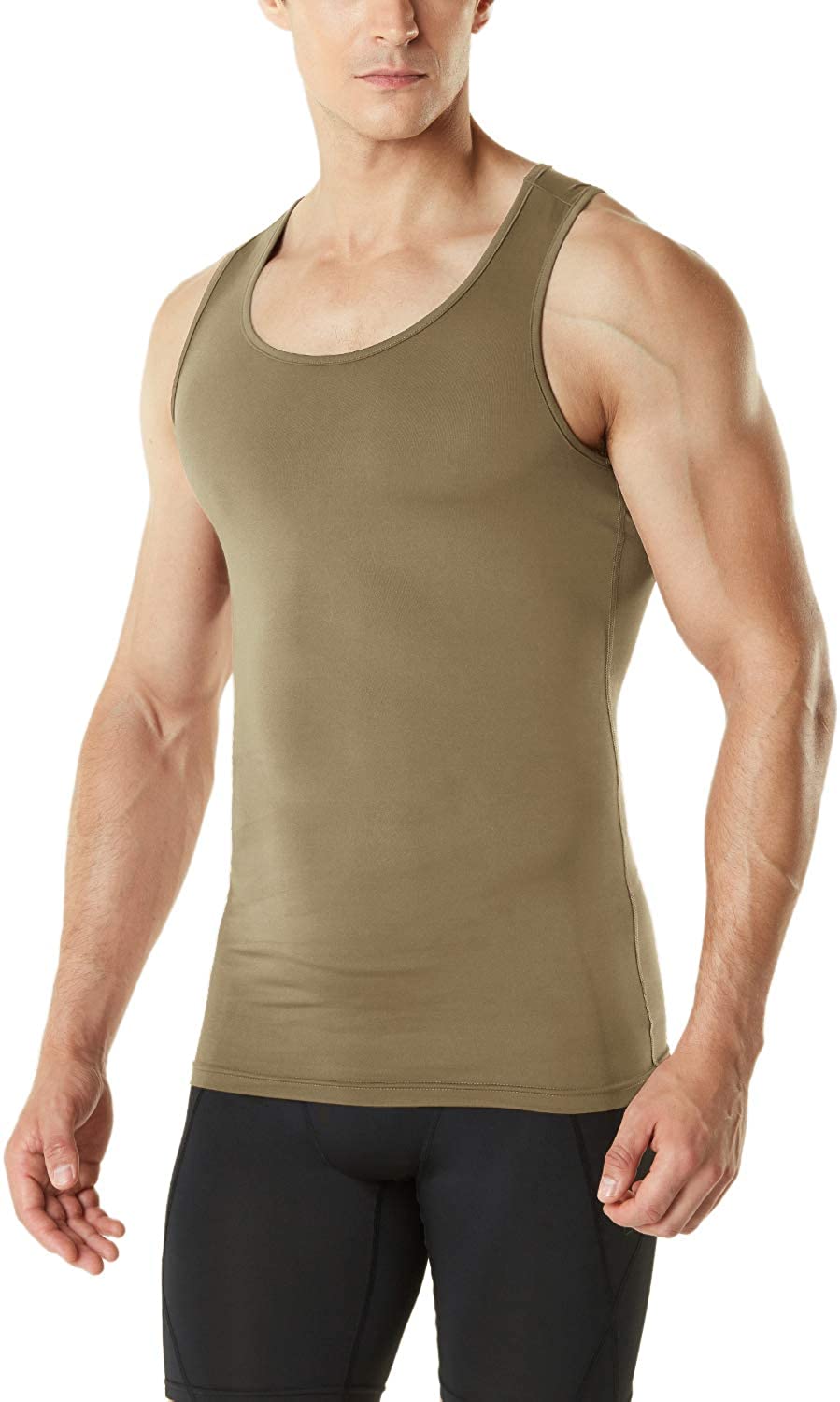Cool Dry Sports Details about   TSLA 1 or 3 Pack Men's Athletic Compression Sleeveless Tank Top 