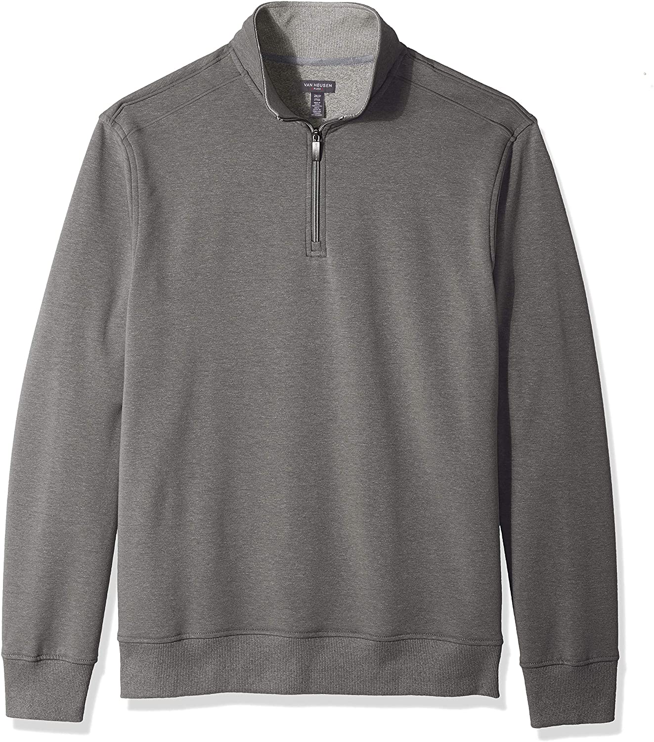 Van Heusen mens Big and Tall Flex Long Sleeve 1/4 Zip Soft Sweater ...