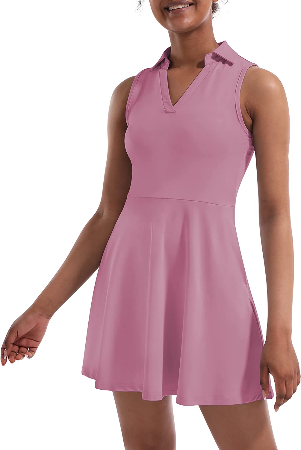 Fengbay Tennis Dress for Women,Golf Dresses with Built in Shorts with 4  Pockets