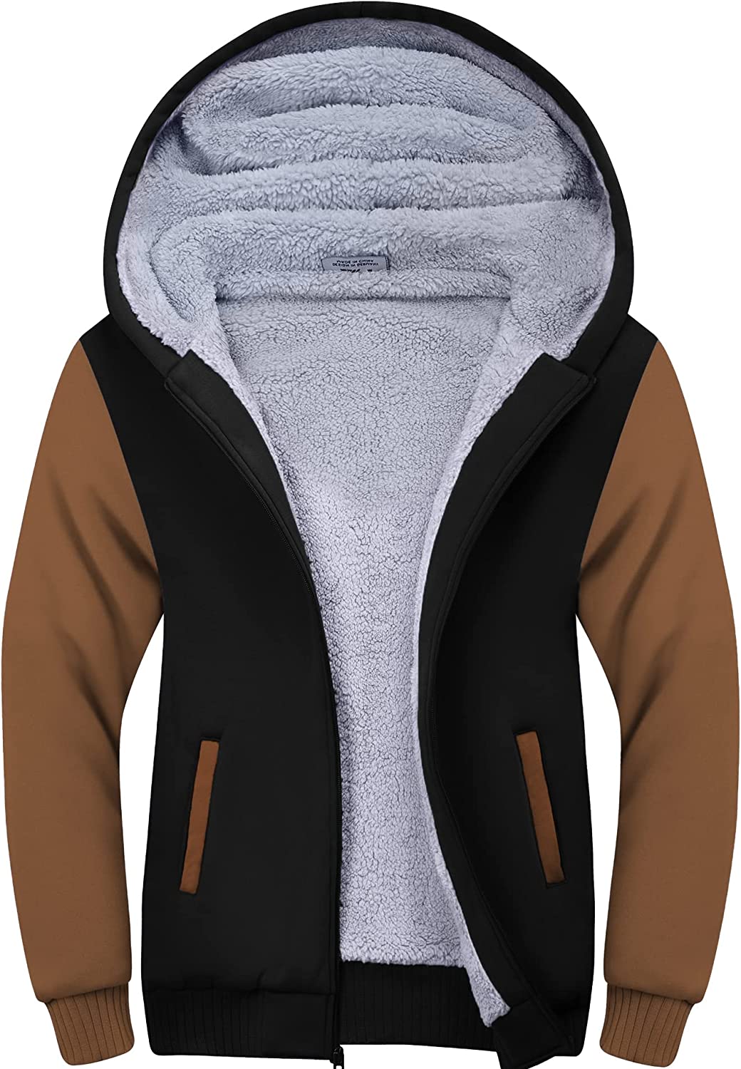 GEEK LIGHTING Hoodies for Men Heavyweight Fleece Sweatshirt - Full