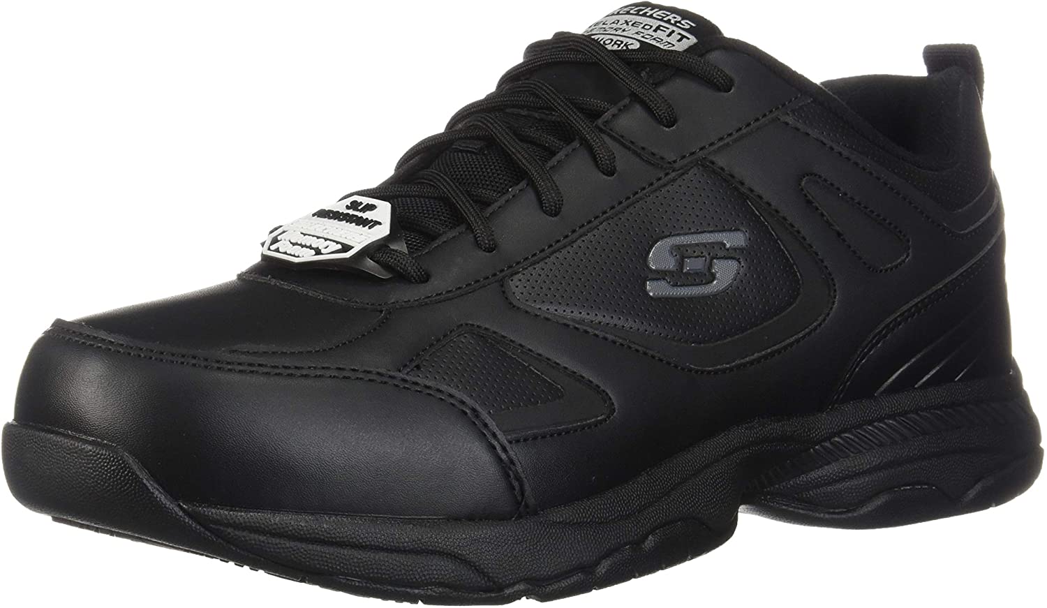 Skechers for Work Men's Dighton Slip Resistant Work Shoe | eBay