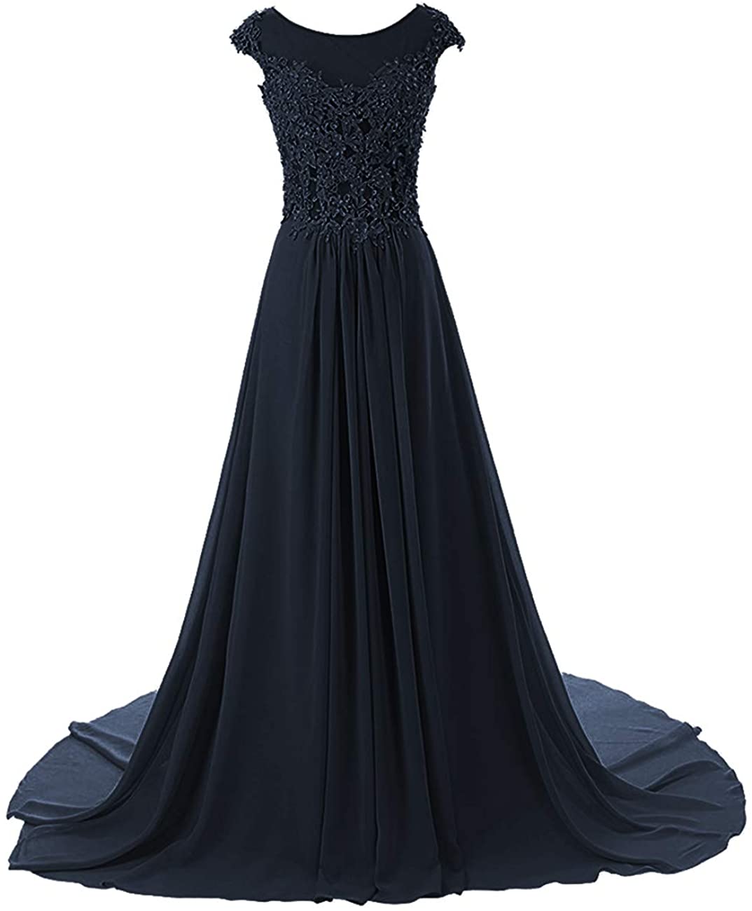 Long Chiffon Prom Gown Evening Formal Party Cocktail Prom Dress Stock size 6-22 