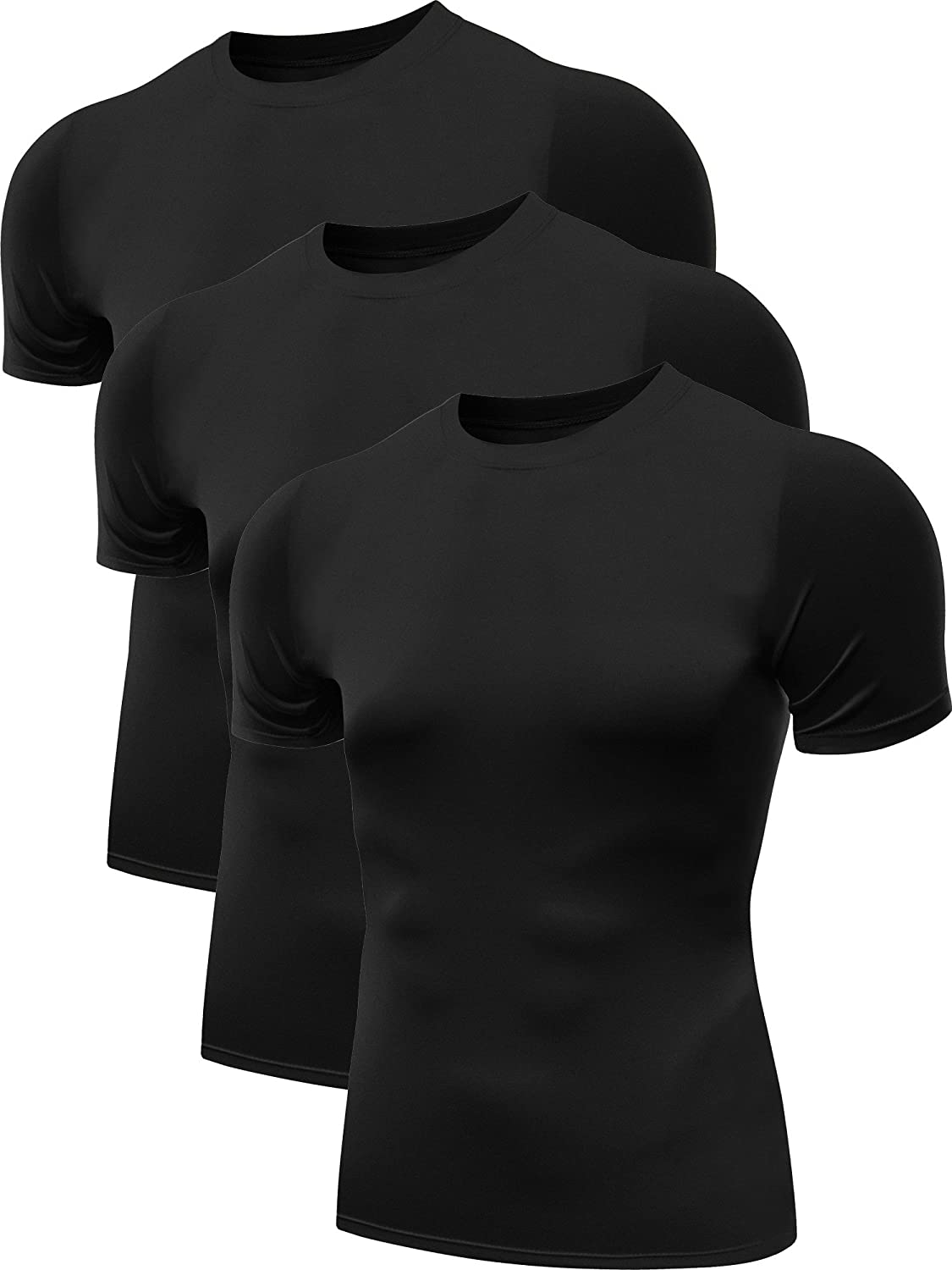 Neleus Men's Workout Athletic Compression Shirts Pack of 3 : :  Clothing, Shoes & Accessories
