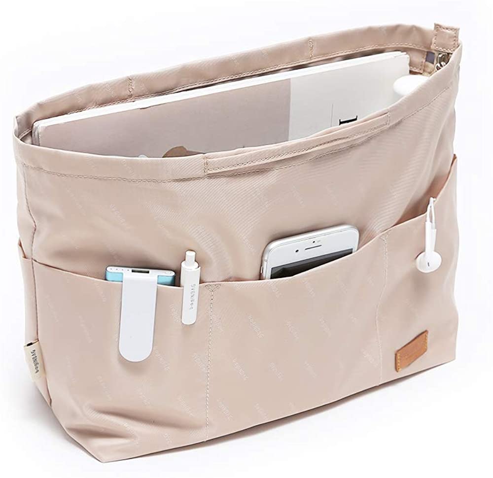 Medium Purse Organizer Insert with Handles X-Large Purse Organizer Multi-Pocket Felt Handbag Organizer Large 
