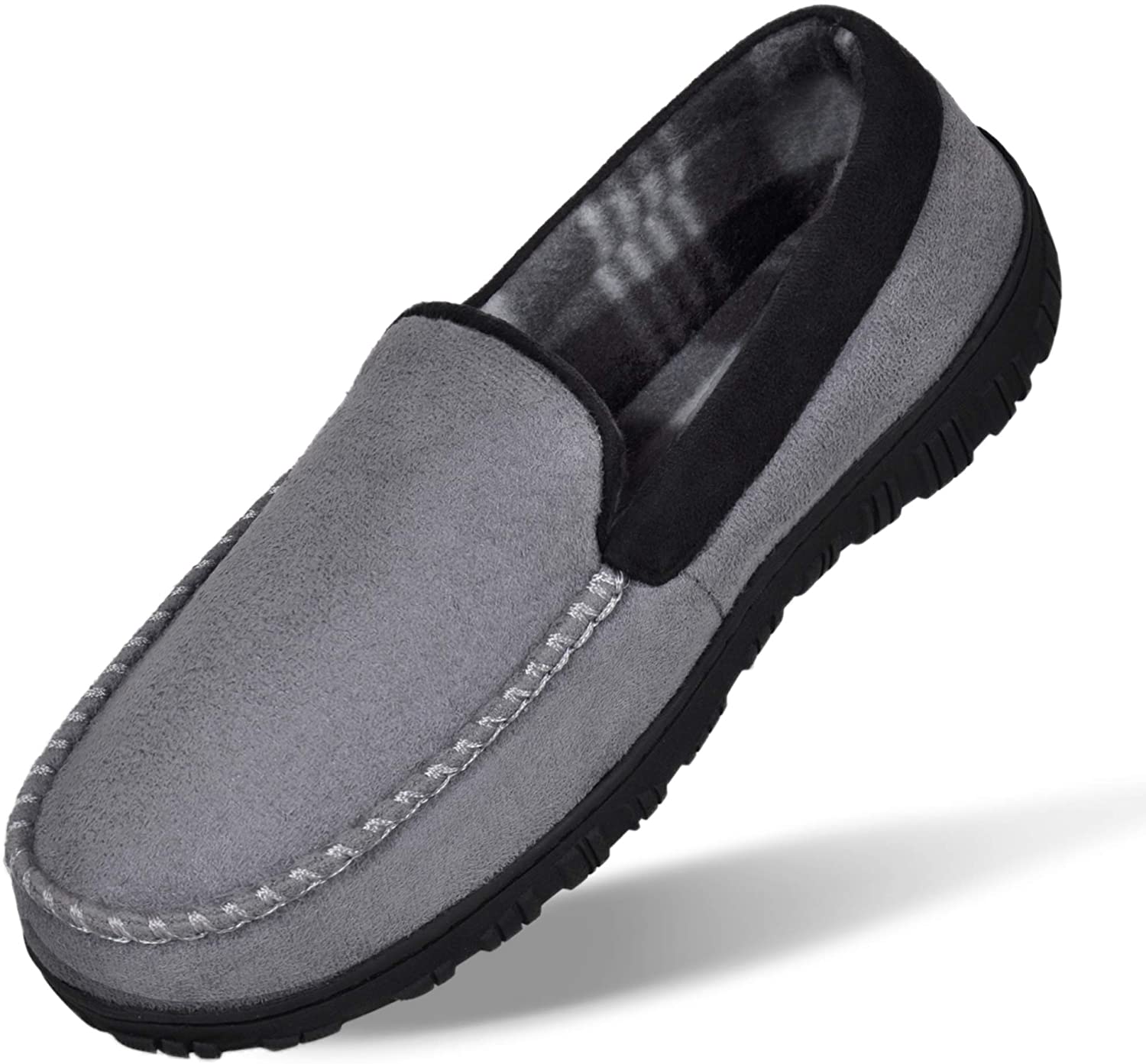 MIXIN Slippers for Men House Shoes Moccasin with Comfortable Memory Foam 