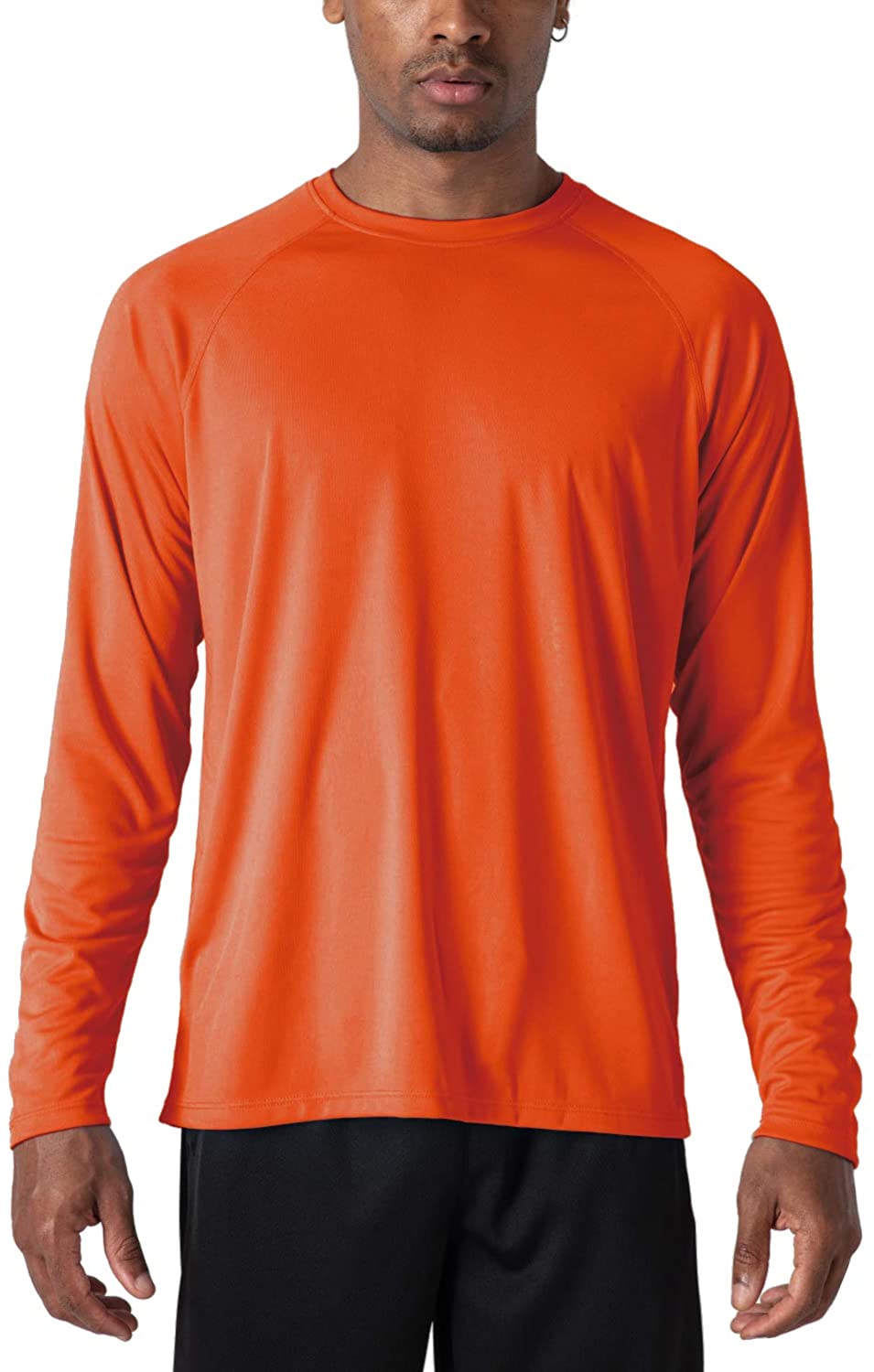 MAGCOMSEN Men's Sun Protection Fishing Workout Athletic Shirts UPF 50+ UV  Long S