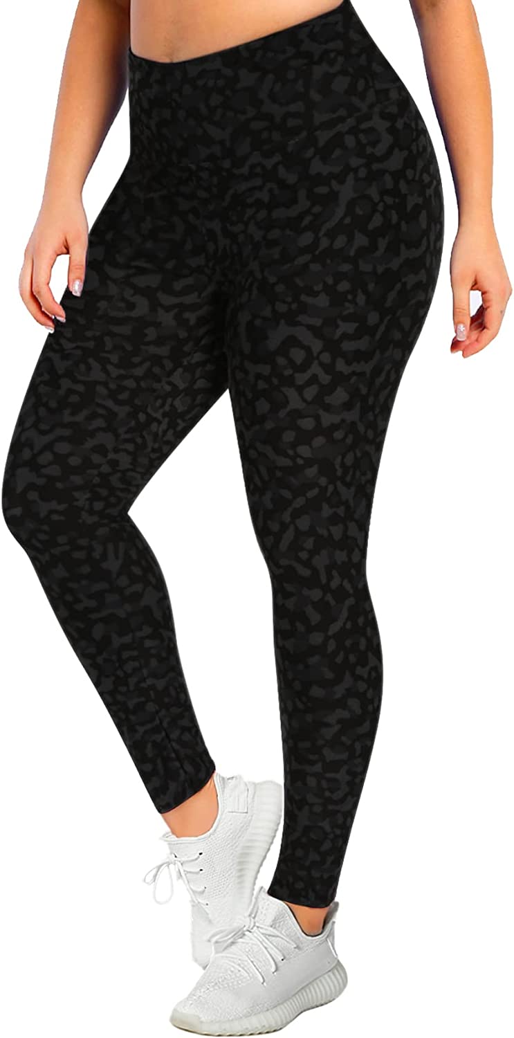 MOREFEEL Plus Size Leggings for Women-Stretchy X-Large-4X Tummy Control High  Waist Spandex Workout Black Yoga Pants : : Clothing, Shoes &  Accessories