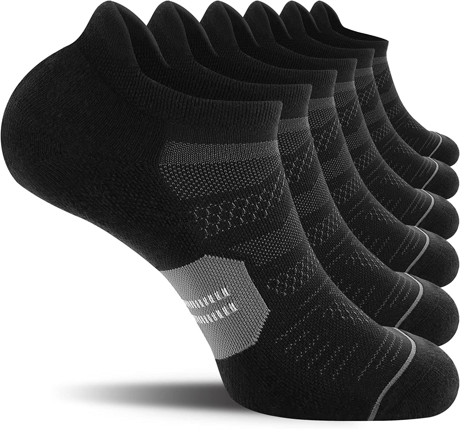  u&i socks Women's Athletic Ankle Socks with Heel Tab