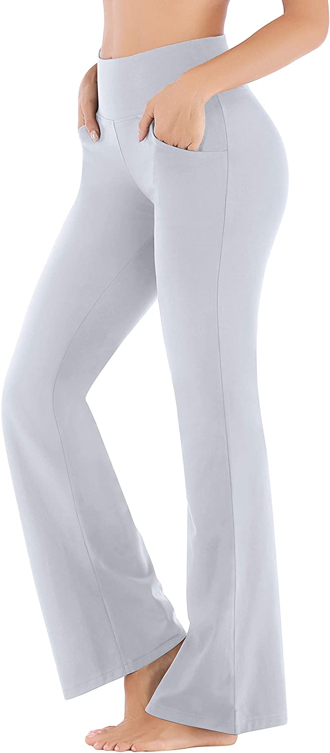 Buy Ewedoos Bootcut Yoga Pants for Women High Waisted Yoga Pants with  Pockets for Women Bootleg Work Pants Workout Pants