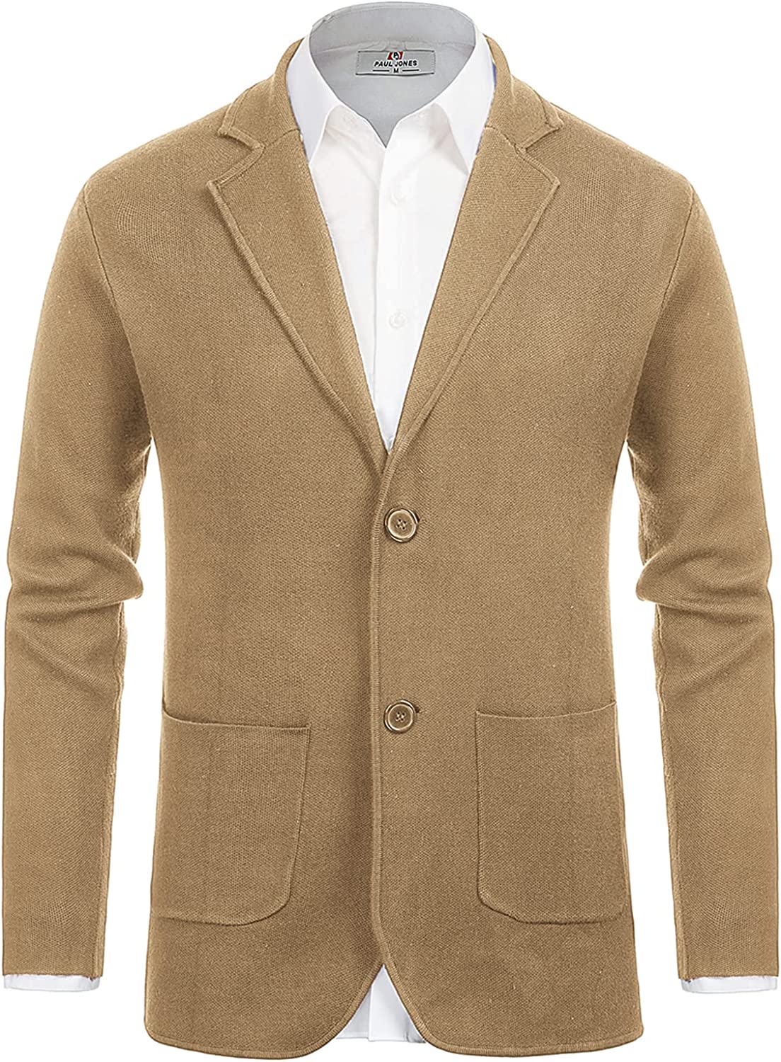 PJ PAUL JONES Men's Slim Fit Full Zip Cardigan Sweater Long Sleeve Casual  Knitted Jacket Black, Small : : Clothing, Shoes & Accessories