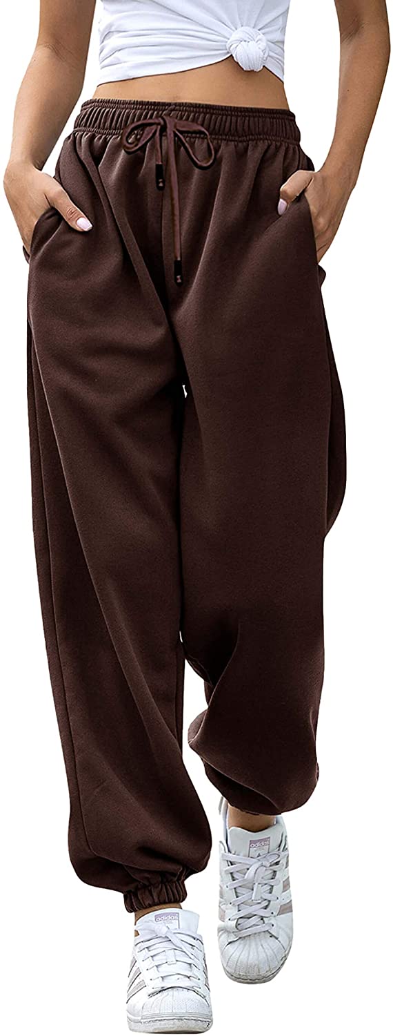 VINMEN Cinch Bottom Sweatpants for Women with Pockets - Helia Beer Co