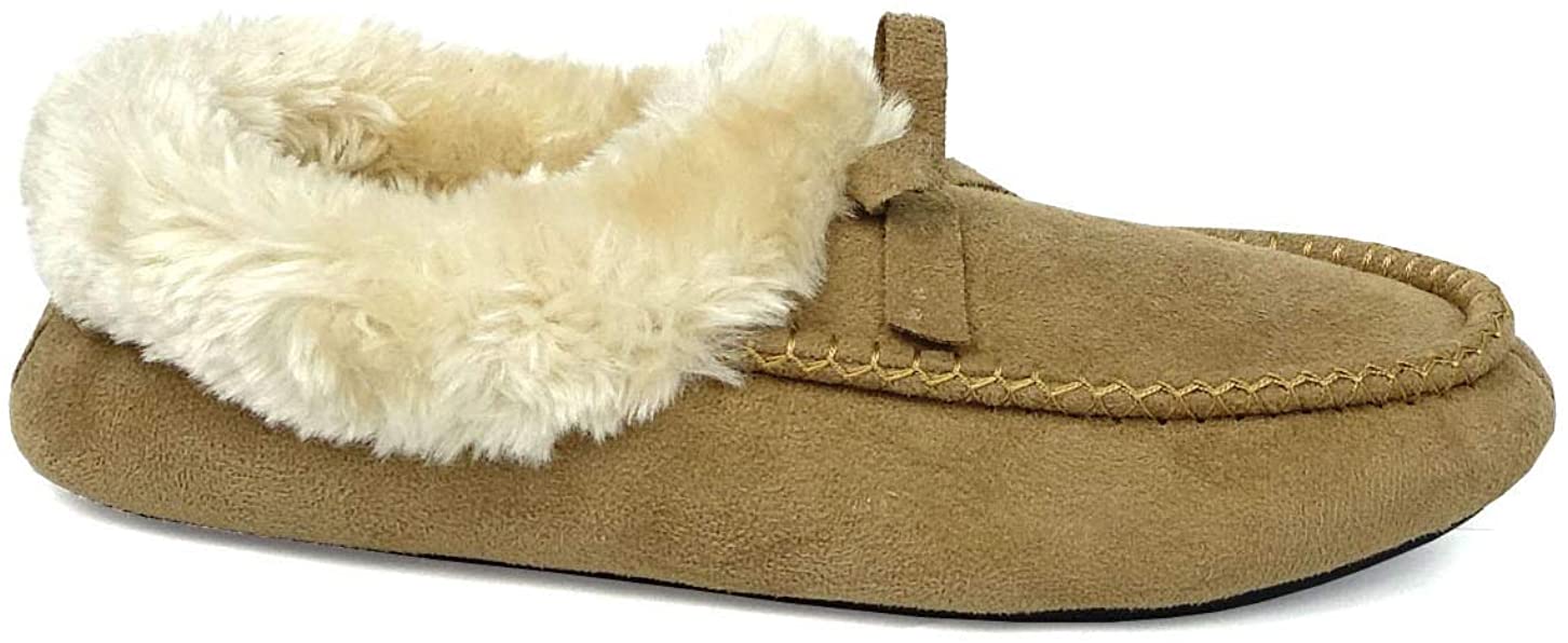 fur lined moccasins womens shoes