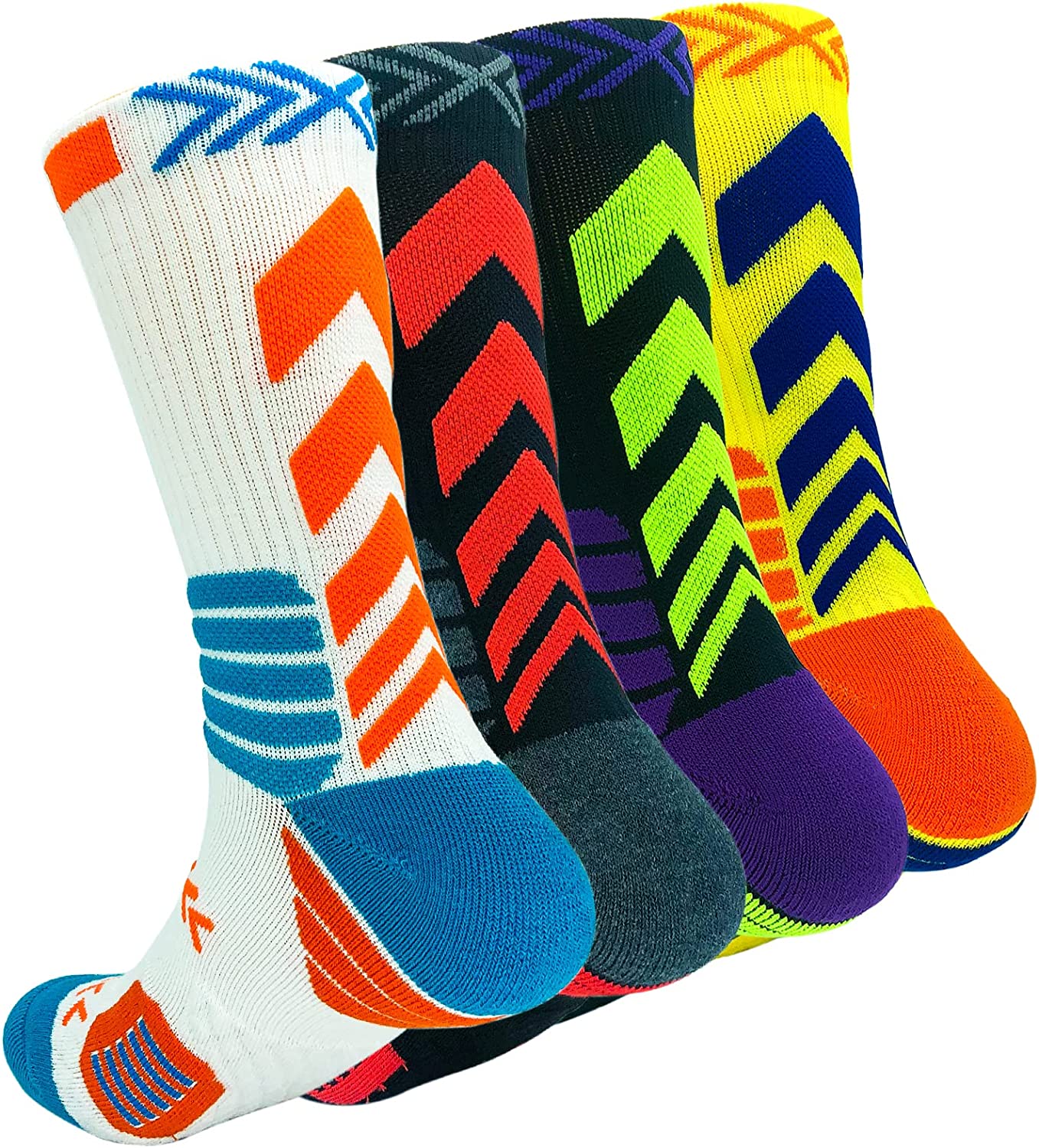 Basketball Socks Outdoor Athletic Crew Socks Thick Compression Long Running  Spor