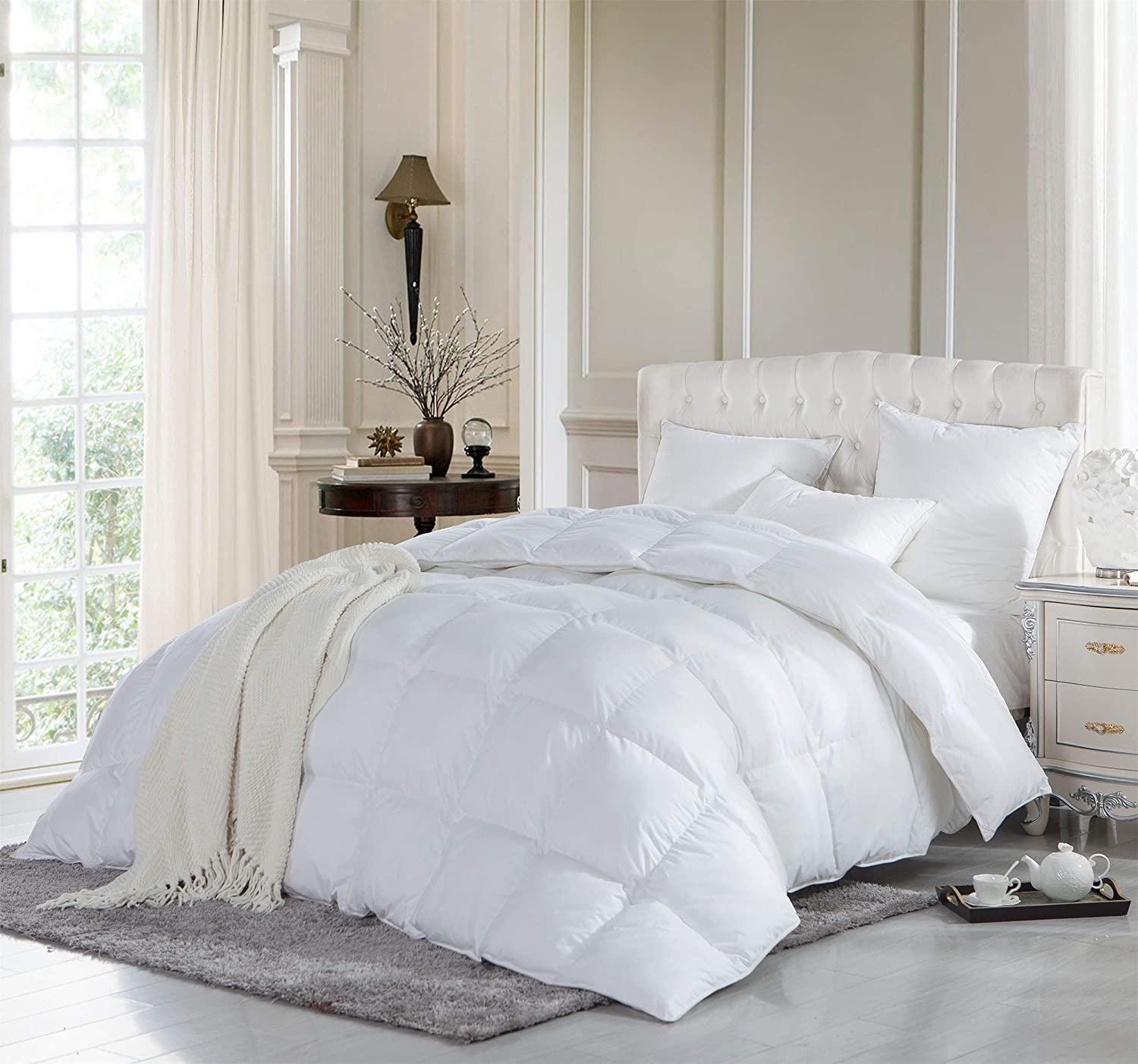 Luxurious King/California King Size Siberian Goose Down Comforter, Duvet Insert, | eBay