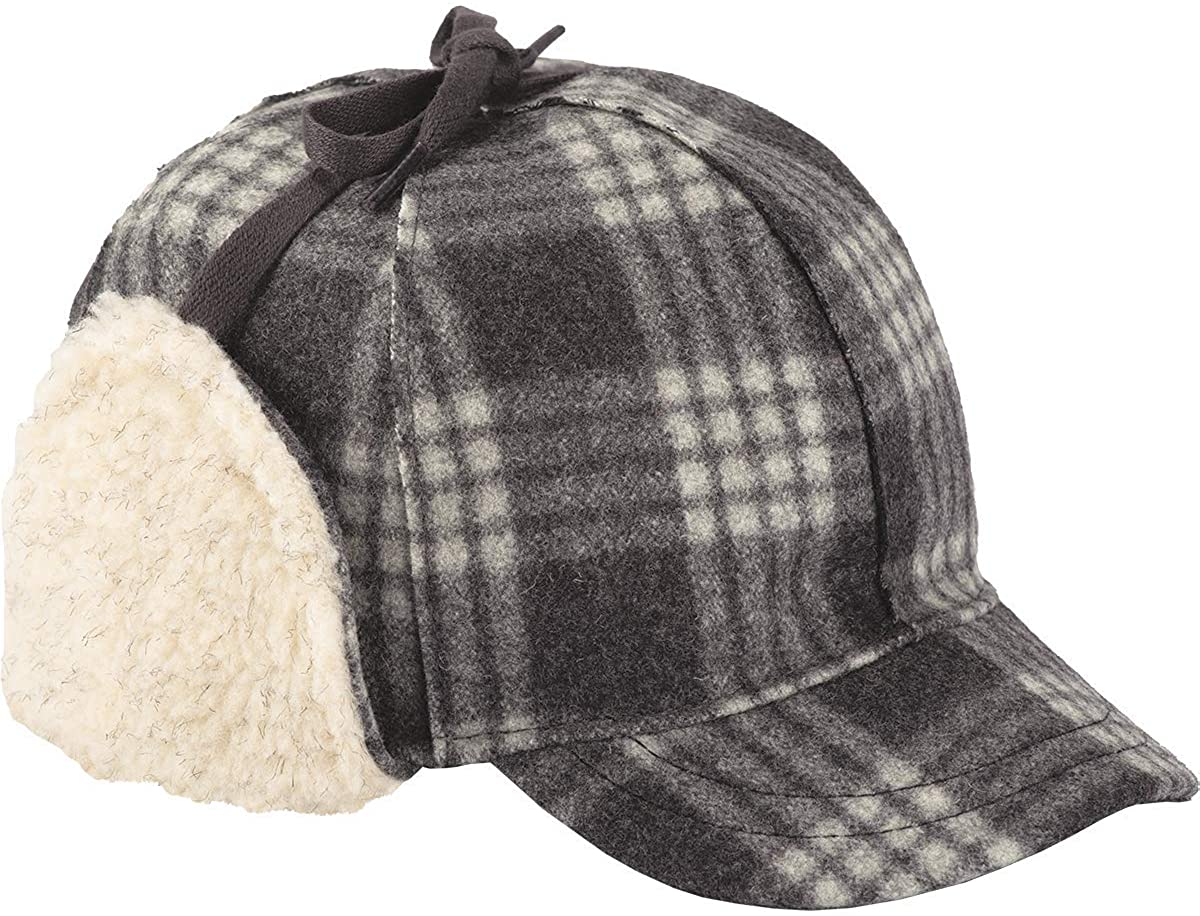 Stormy Kromer Snowdrift Cap Insulated Wool Winter Hat with Ear Flaps 