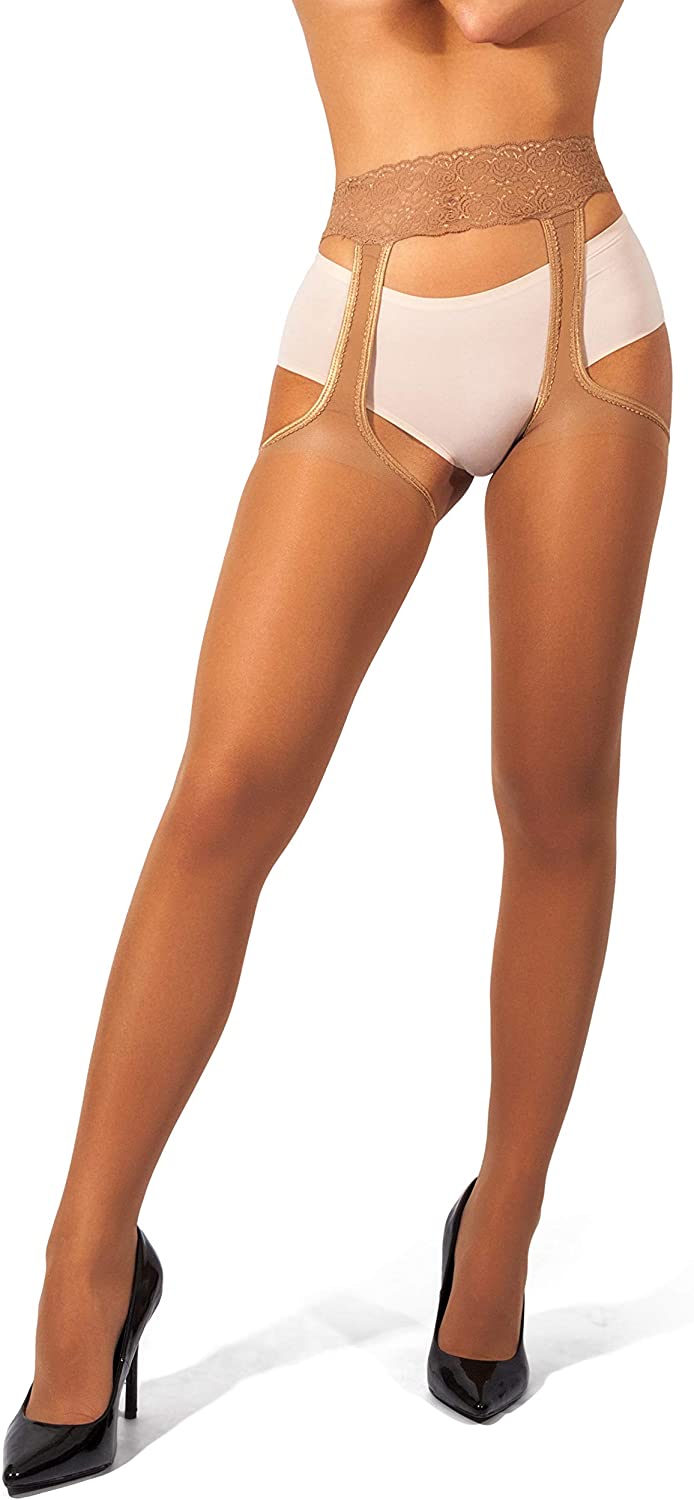 sofsy Thigh High Stockings for Garter Belt Nylon Pantyhose