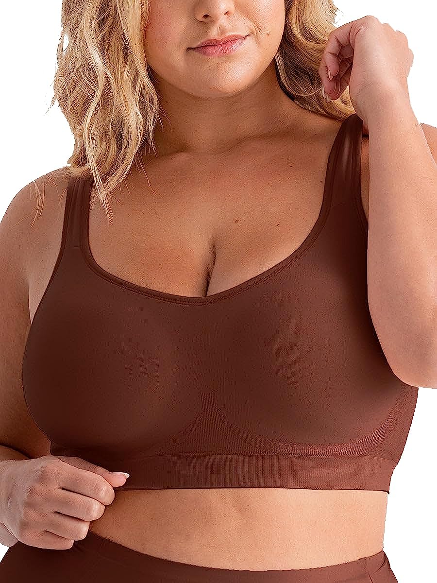 SHAPERMINT Compression Wirefree High Support Bra