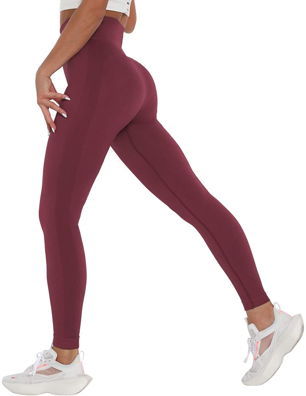 MANIFIQUE Womens Seamless Leggings High Waisted Workout Tight