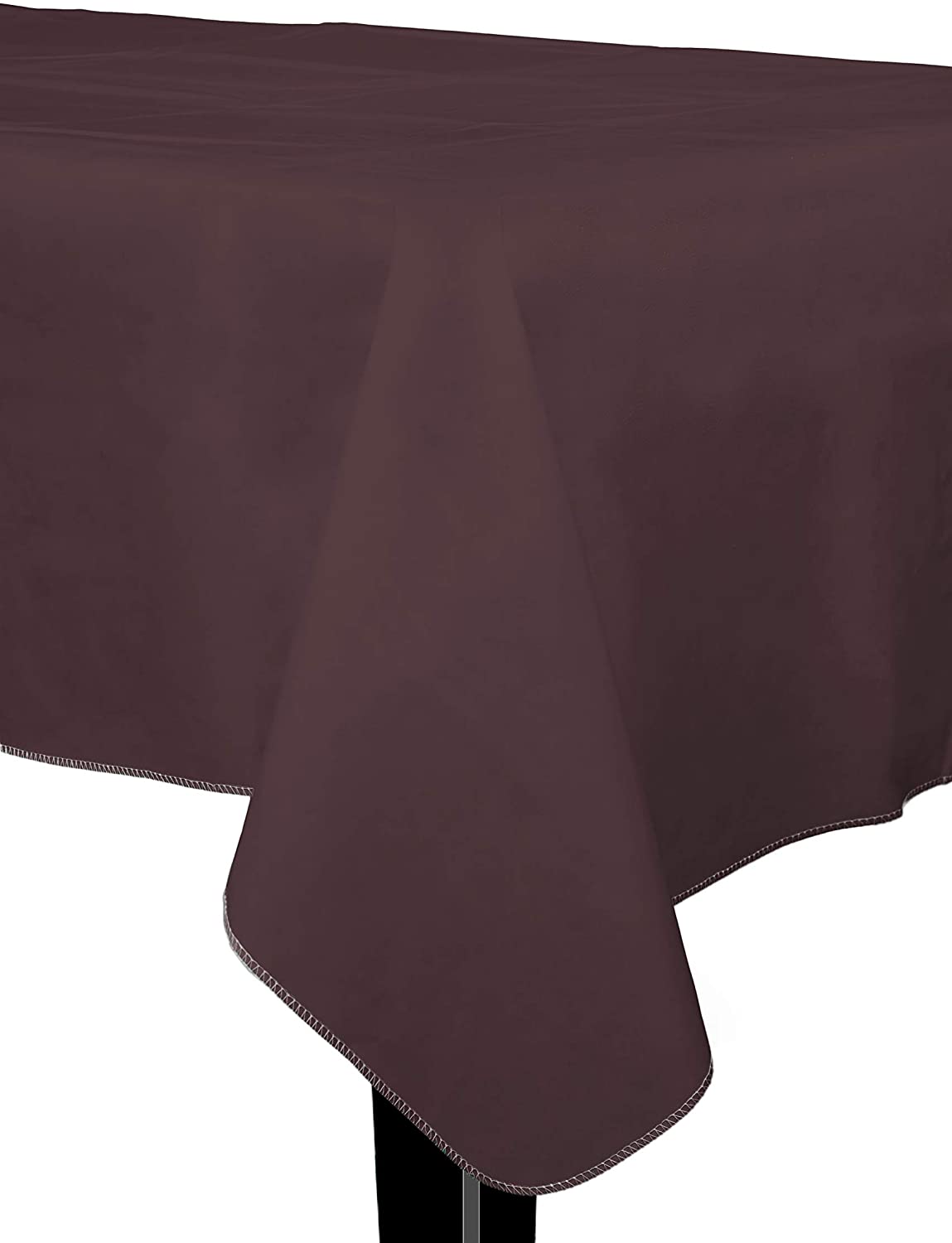 Exquisite Flannel Backed Vinyl Tablecloths, Solid Color Premium Quality ...