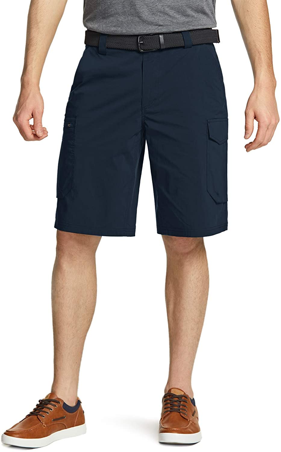Outdoor Stretch Multi-Pocket Cargo Shorts CQR Mens On-The-Go Cargo Shorts Lightweight Relaxed Fit Casual Shorts