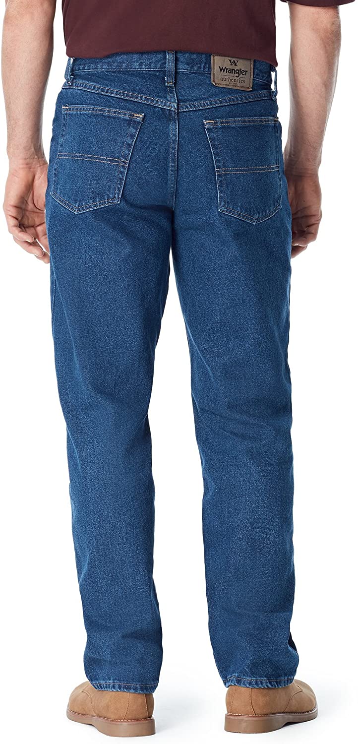Wrangler Authentics Men’s Classic 5-Pocket Relaxed Fit Cotton Jean | eBay