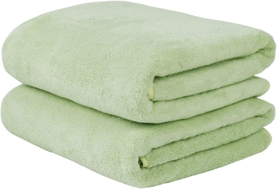 JML Microfiber Bath Towels Bath Towel 2 Pack(30 x 60) Oversized Soft Super