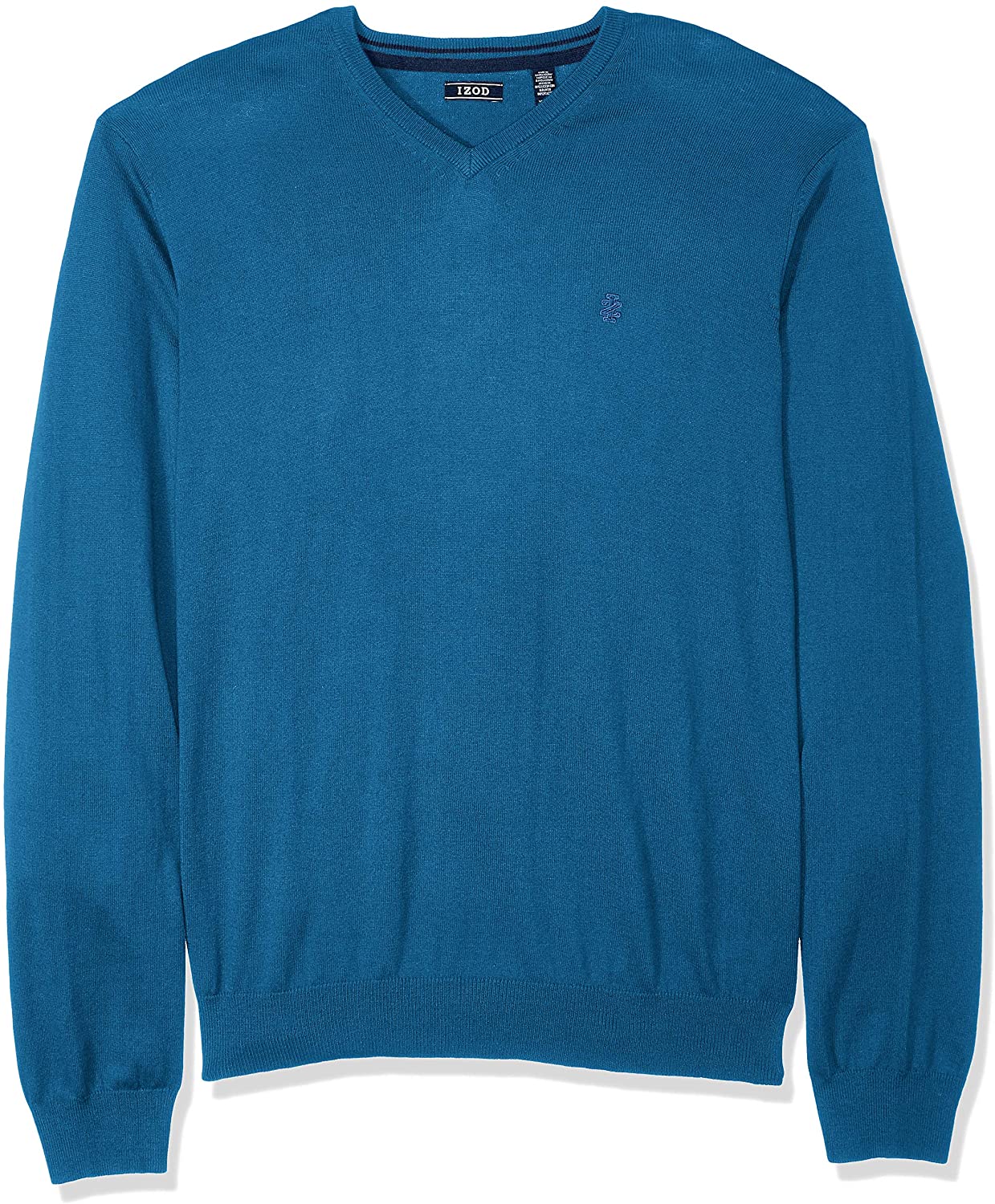 IZOD Mens Premium Essentials Solid V-Neck 12 Gauge Sweater 