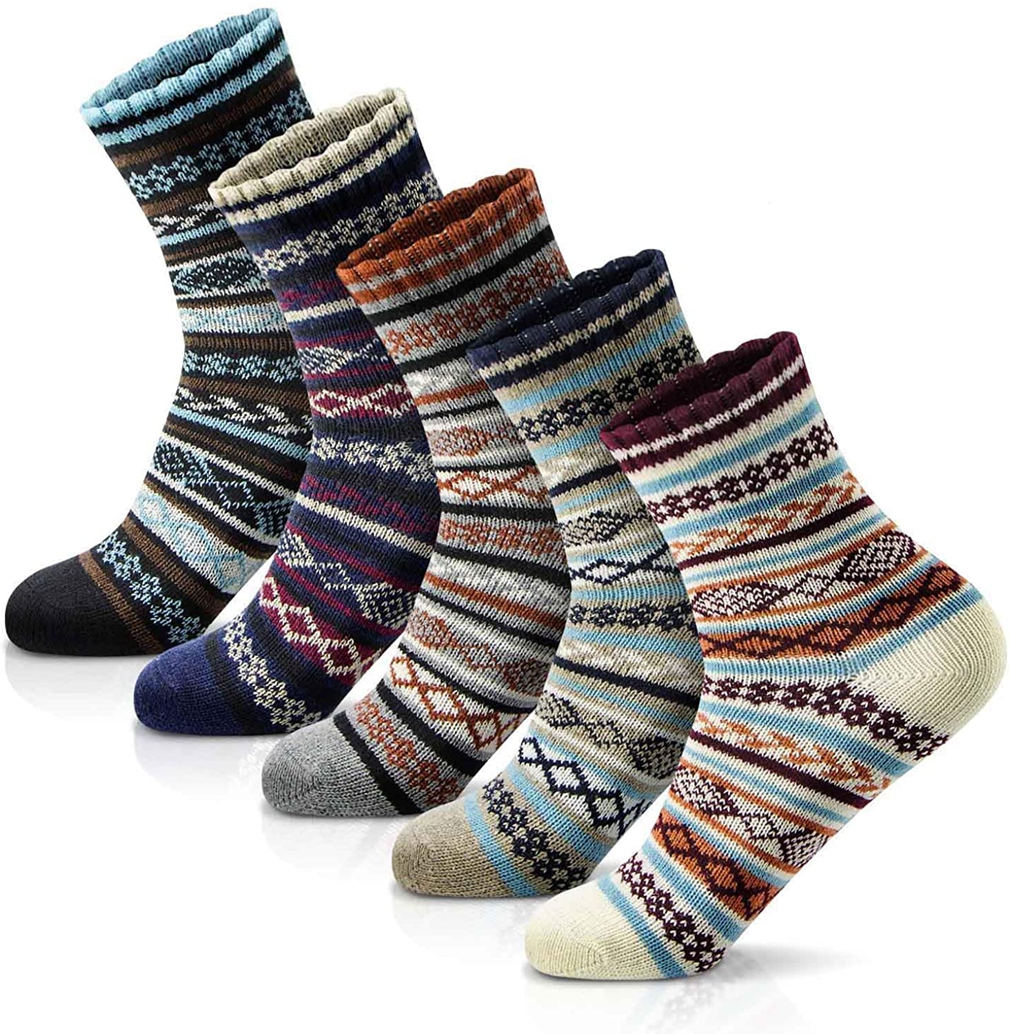 MORECOO Womens Winter Socks Gift Box Free Size Thick Wool Soft Warm Casual  Socks for Women Socks Christmas Gifts, L-multi Color 054, 5-9 : :  Clothing, Shoes & Accessories