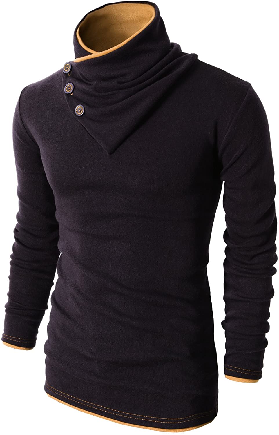 Ptyhk RG Mens Casual Slim Comfortably Knitted Long Sleeve V-Neck Sweaters Tops 