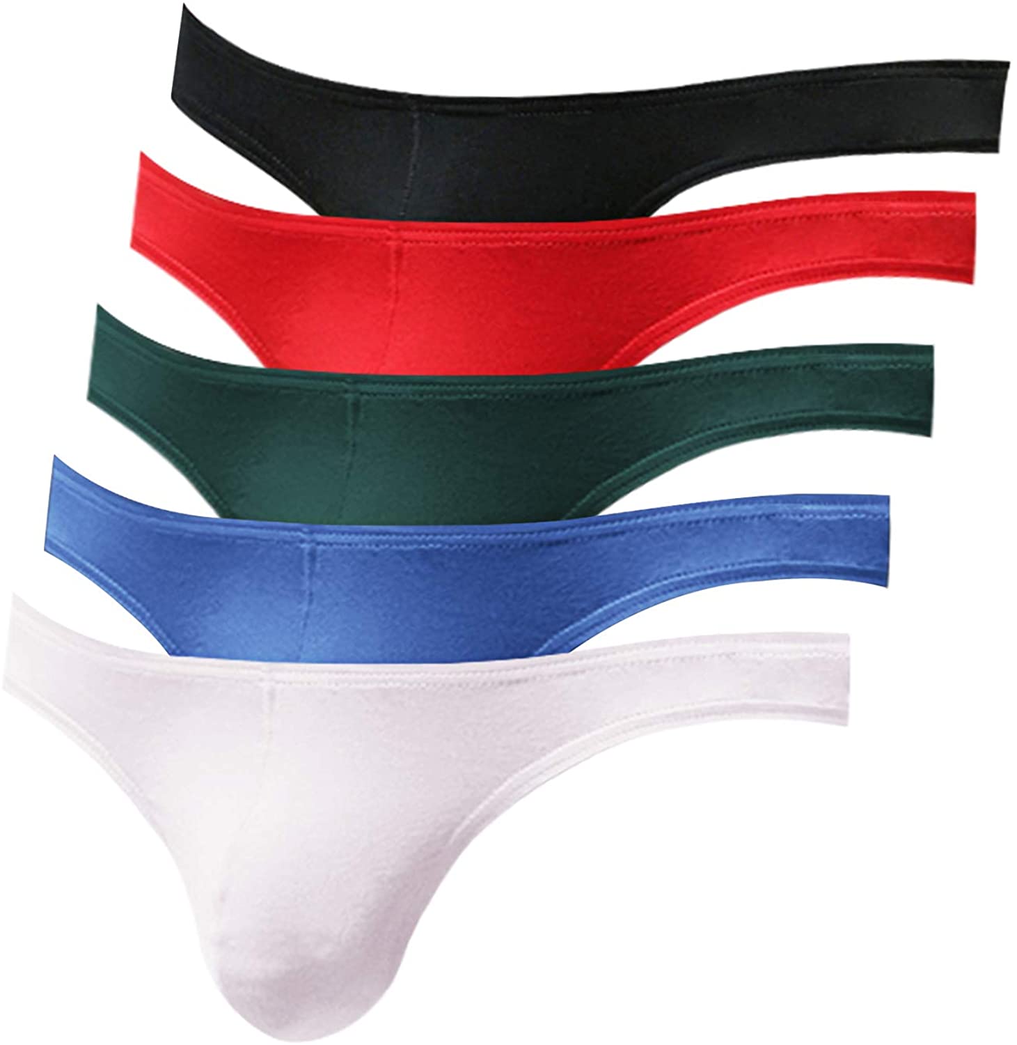 Pdbokew Men's Thongs Underwear G-String Quick-Drying Comfortable T-Back