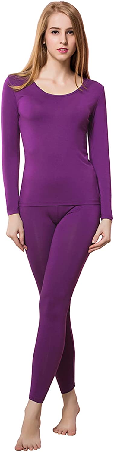 HEROBIKER Thermal Underwear Women Ultra-Soft Set Long Johns Top & Bottom  Base Layer