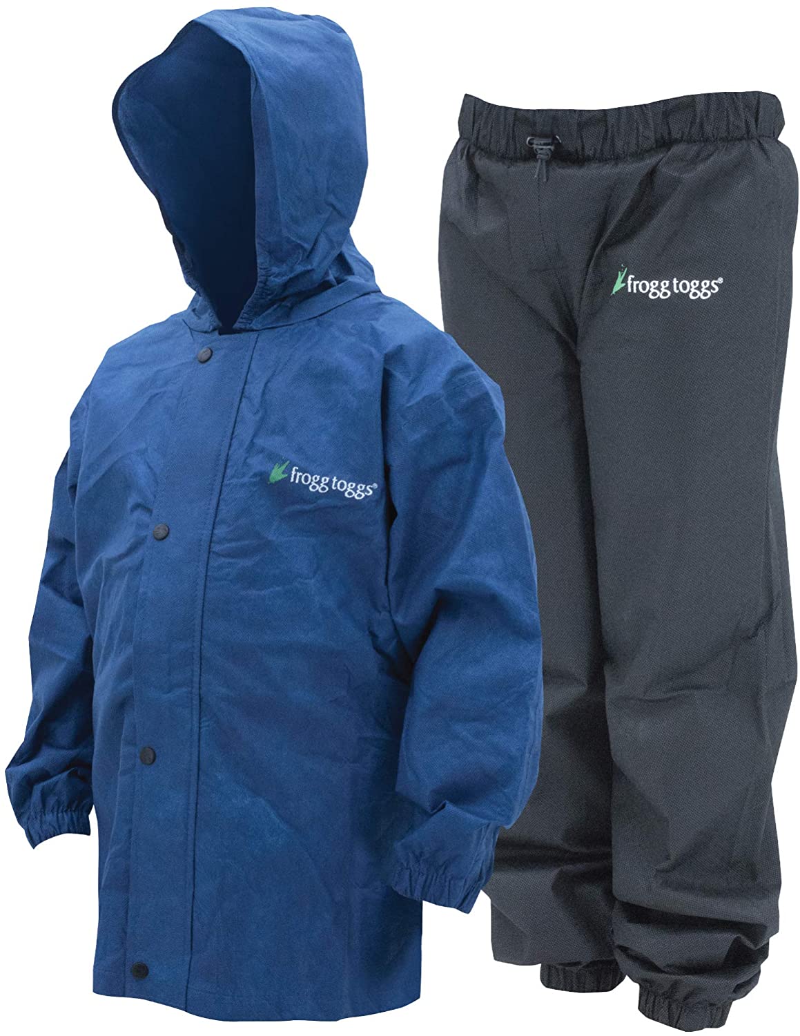 Youth Frogg Toggs Polly Woggs Waterproof Breathable Rain Suit HiVis Green Size Medium 