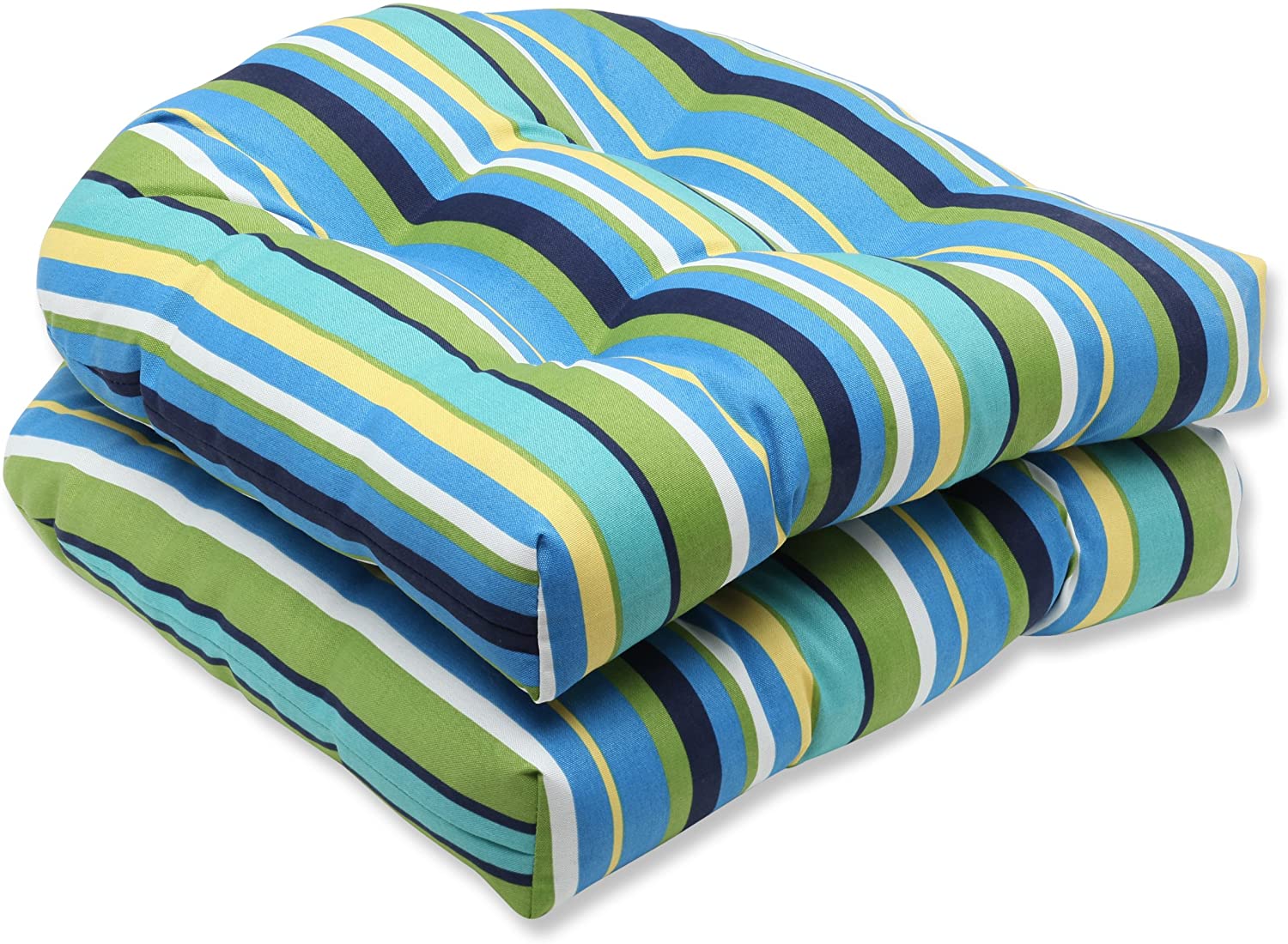 Details about   Pillow Perfect 537177 Outdoor/Indoor Topanga Stripe Lagoon Lumbar Pillows 11.5"