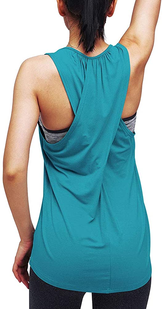 Mippo Workout Tops for Women Yoga Tank Tops Gym Shirs Workout Clothes